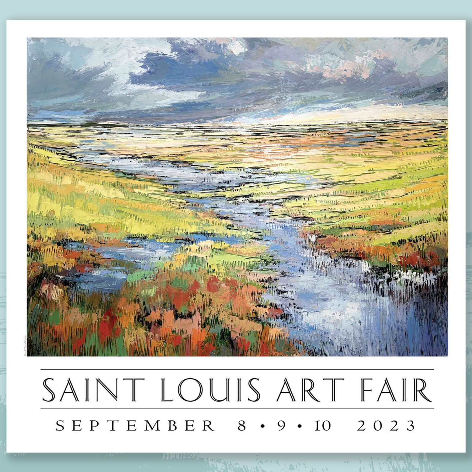 St. Louis Art Fair Commemorative Print Artist Tanya Kirouac Classic 107.3