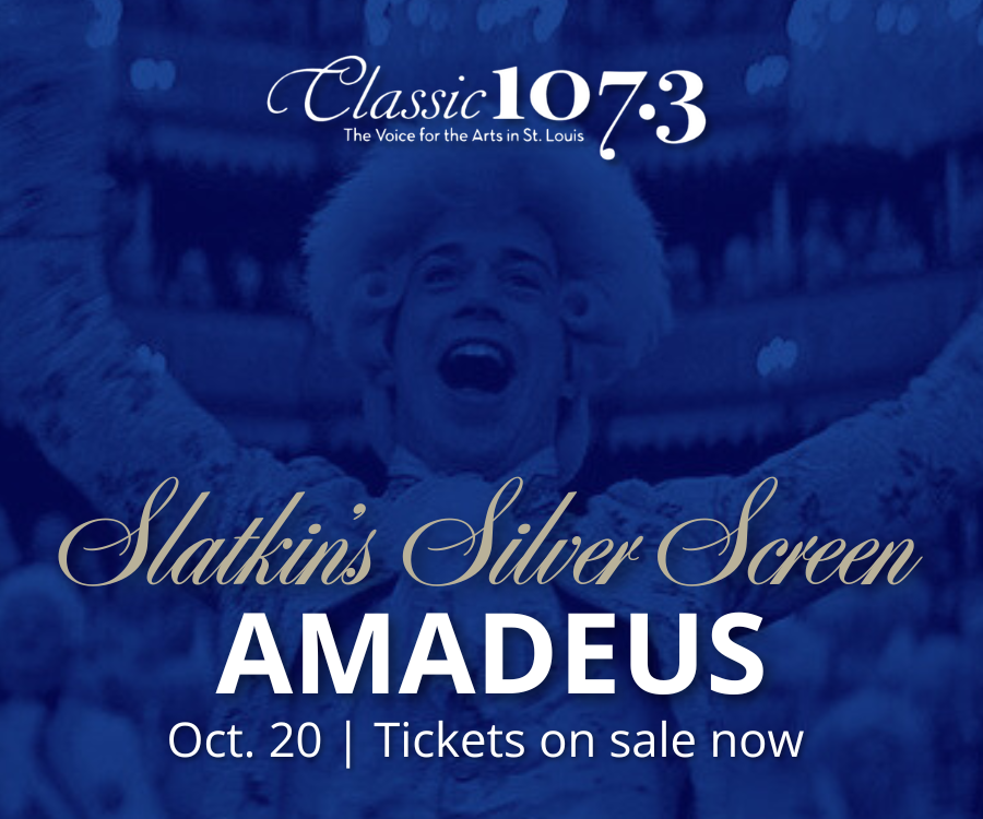 Classic 107.3 presents Slatkin's Silver Screen: AMADEUS, Sunday, October 20, 2024; Tickets on sale now.