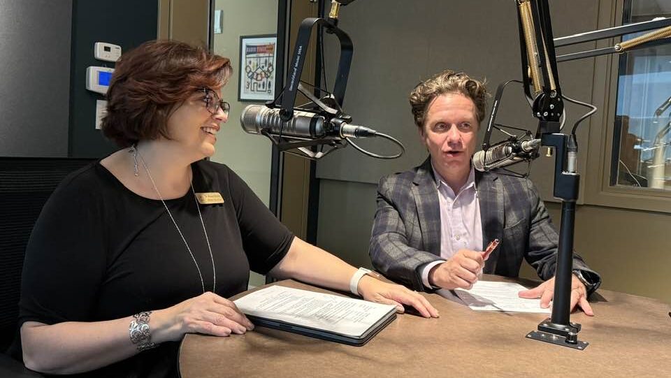 Dr. Alyson Moore and Ben Nordstrom